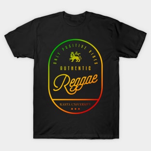 Rasta University Authentic Reggae Rasta Colors T-Shirt